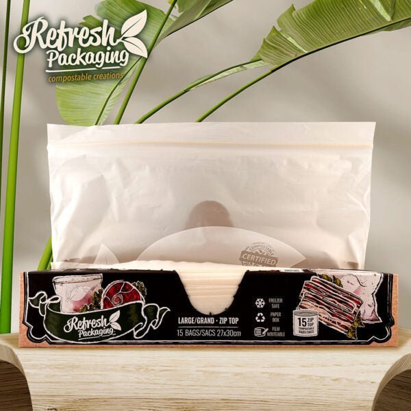Compostable Zip-Top Bags