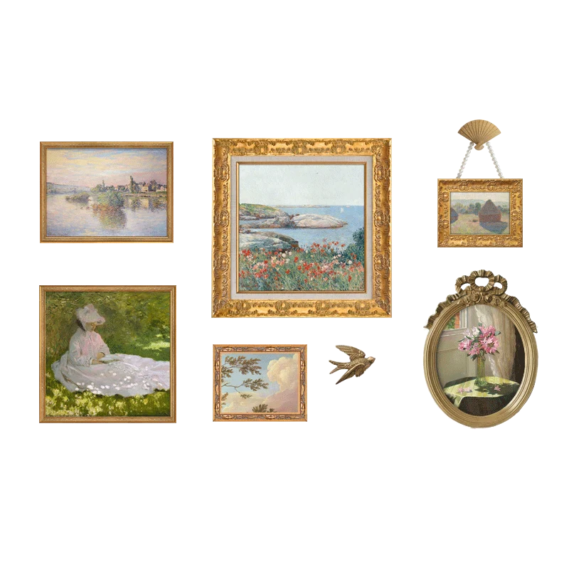Elegant Vintage 8-Piece Art-3