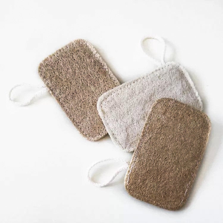 Natural Loofah Kitchen Sponge 3 Pcs-Zero Waste Dish Sponge-3