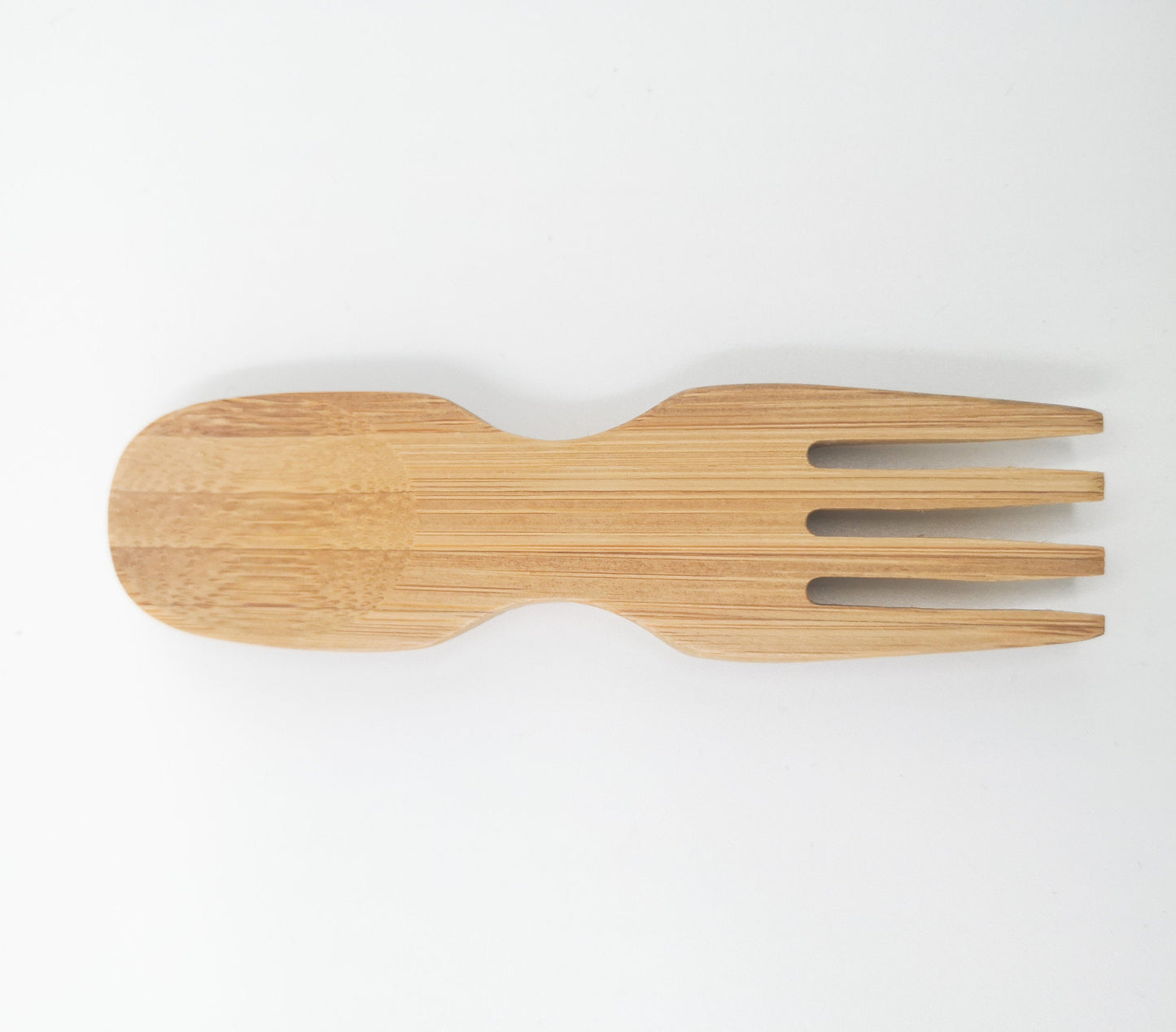 Natural Bamboo Spork-Zero Waste Free Of Plastic-Sustainable Cotton Pouch-2