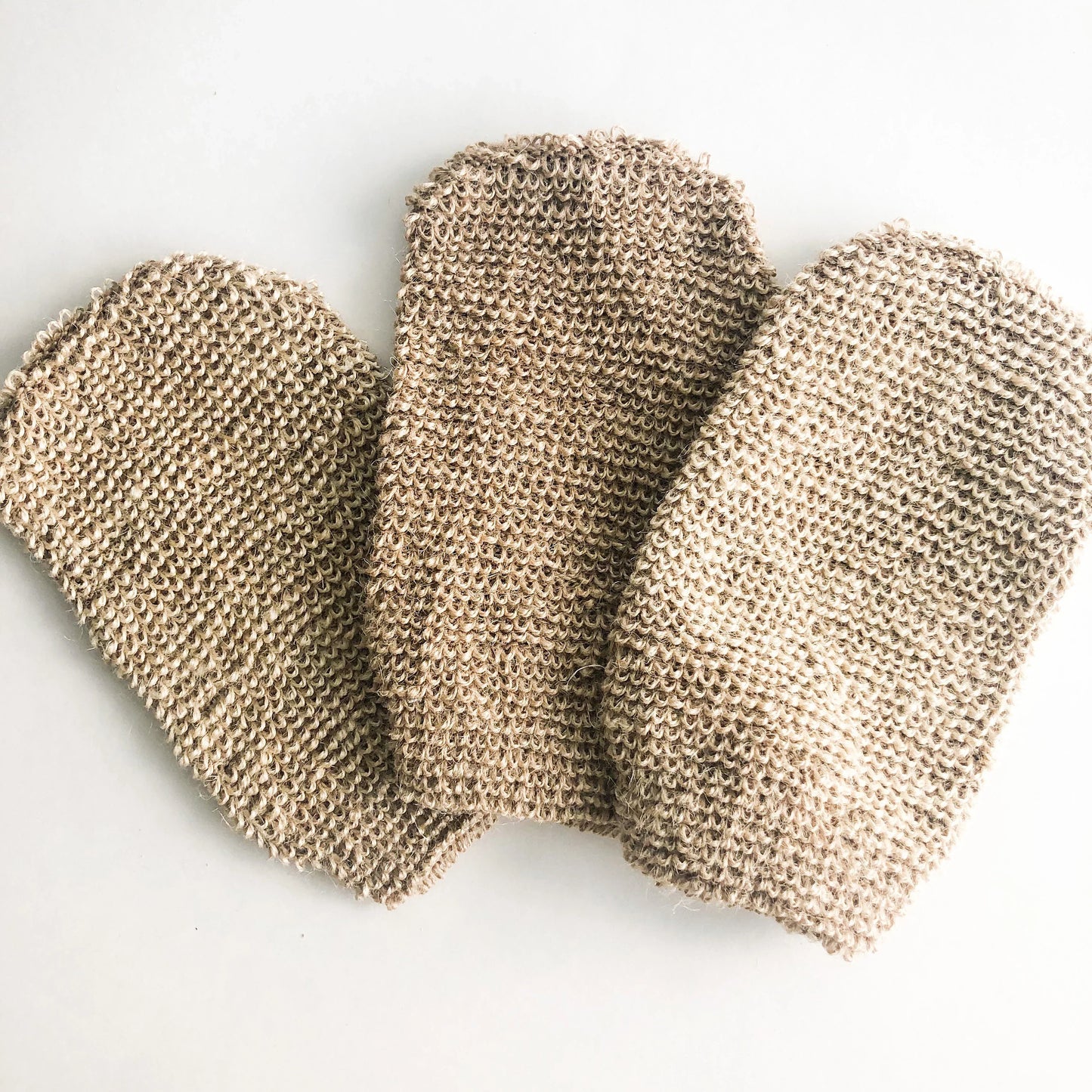 Natural Exfoliating Jute Mitt - Organic Biodegradable Body & Bath Glove - Plastic Free Zero waste Body Scrub-2