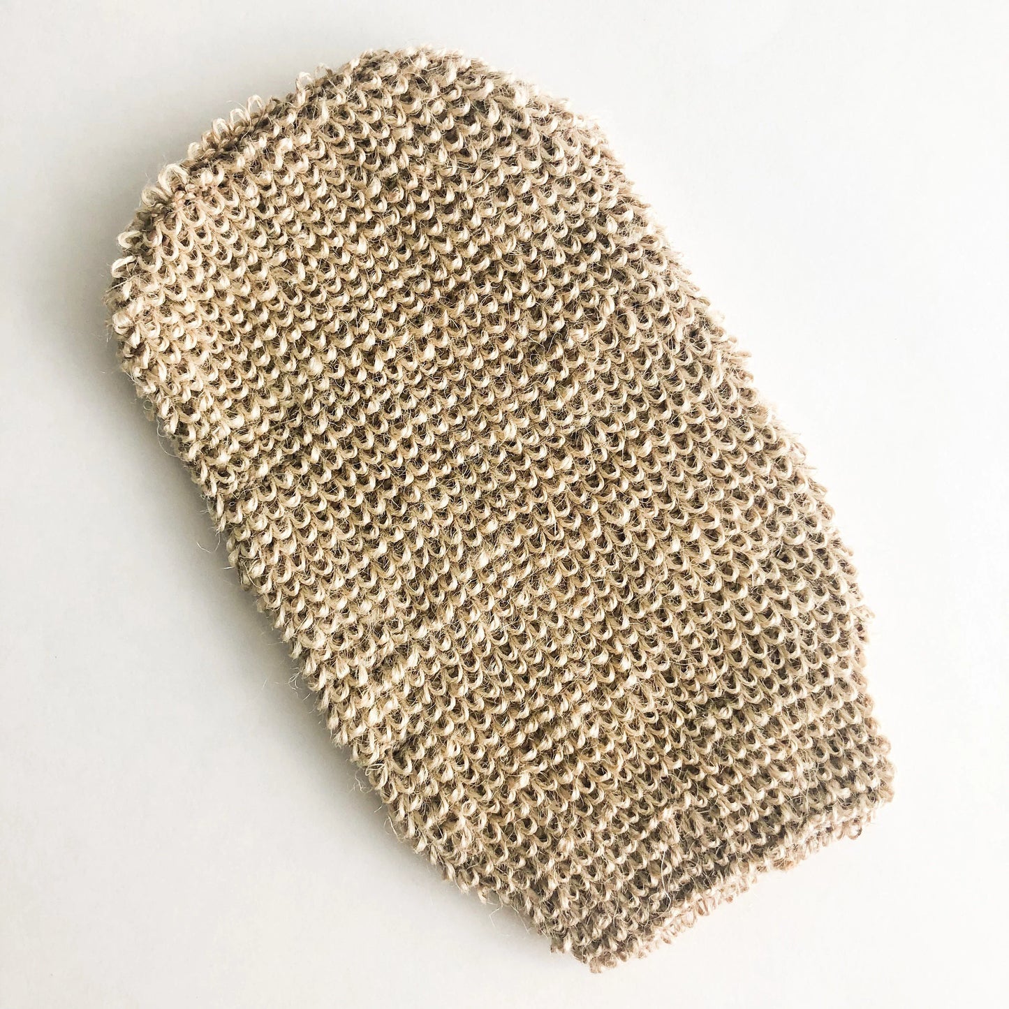 Natural Exfoliating Jute Mitt - Organic Biodegradable Body & Bath Glove - Plastic Free Zero waste Body Scrub-1