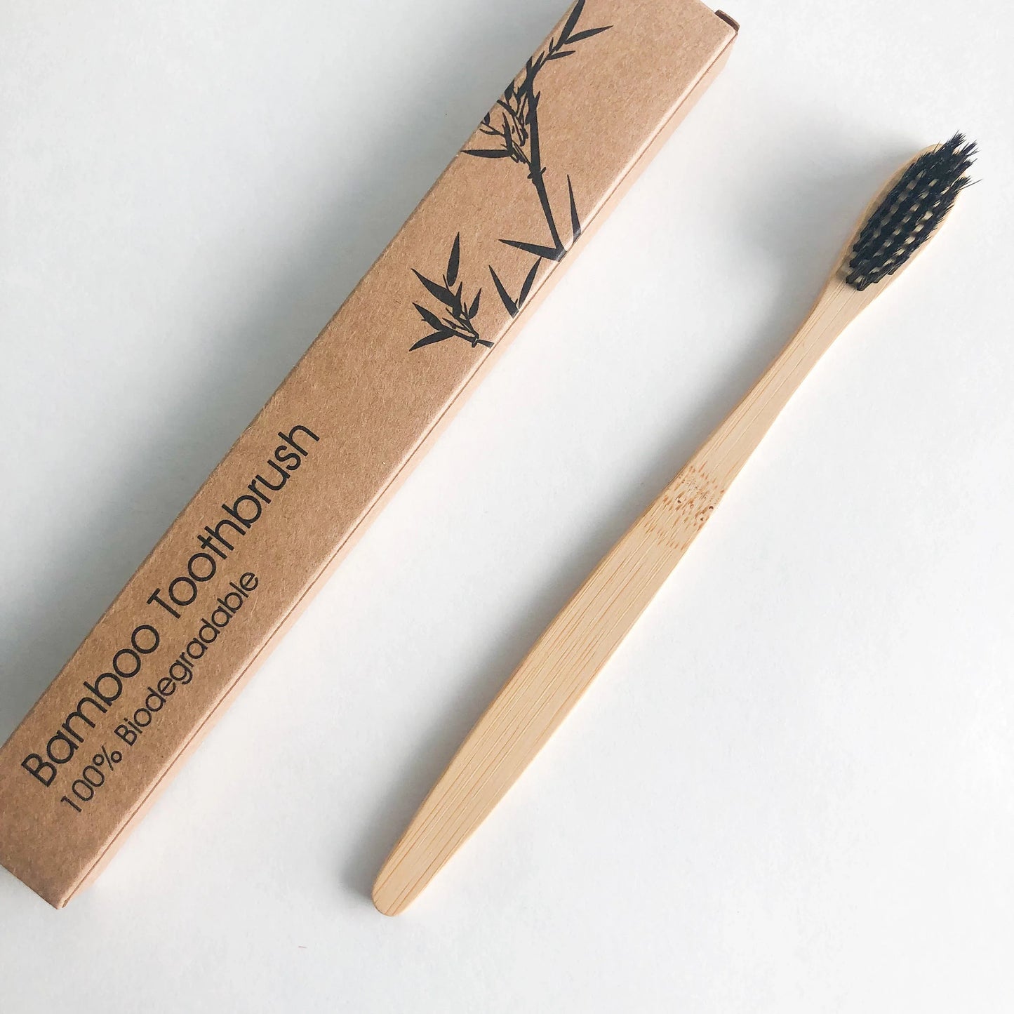 Eco Friendly Natural Bamboo Toothbrush - Activated Charcoal Bristle - Zero Waste | Biodegradable-5