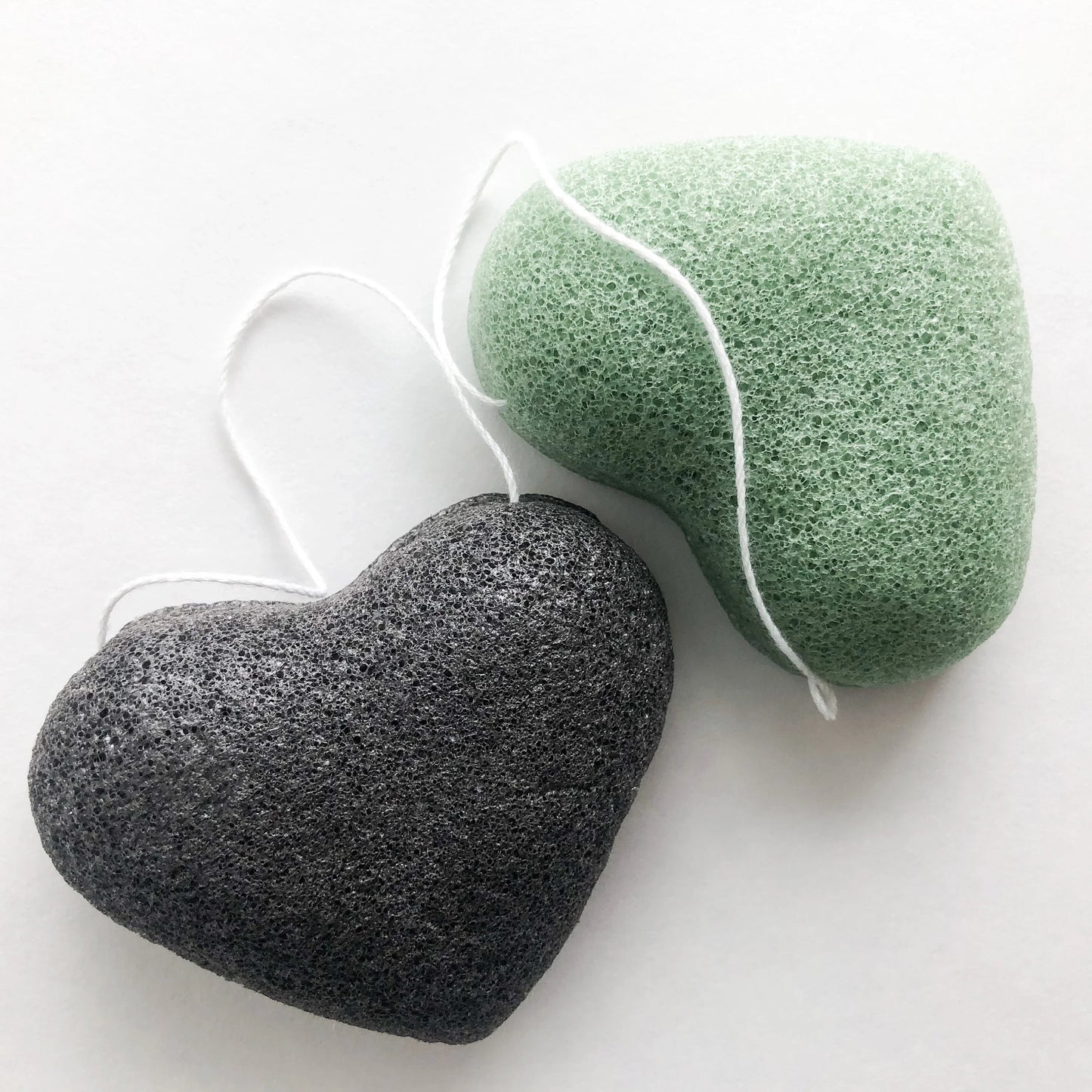 Natural Biodegradable Konjac Cleansing Sponge - Organic Vegan Facial Sponge - Charcoal | Lavender | Green Tea | Turmeric | Aloe | Rose clay-1