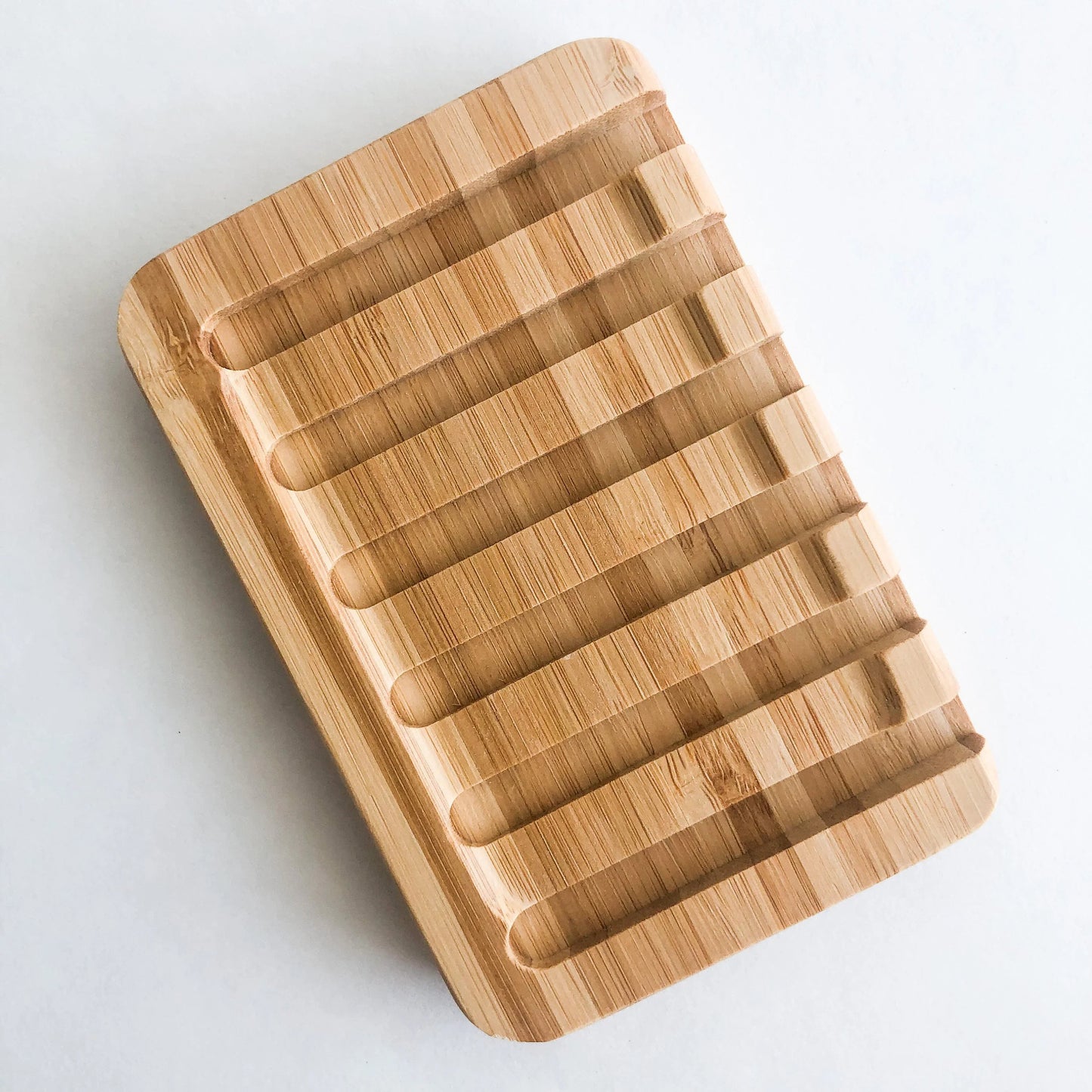 Natural Organic Bamboo Soap Dish - Biodegradable Plastic Free Zero Waste Soap Holder - Sustainable Living & Bathroom-1
