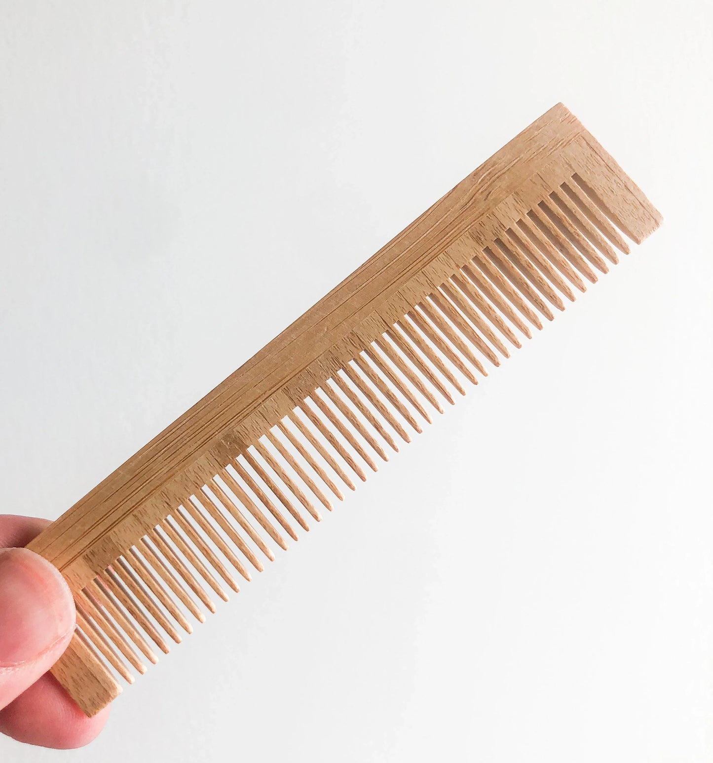 Plastic Free Natural Bamboo Comb - Zero Waste Static Free Comb-3