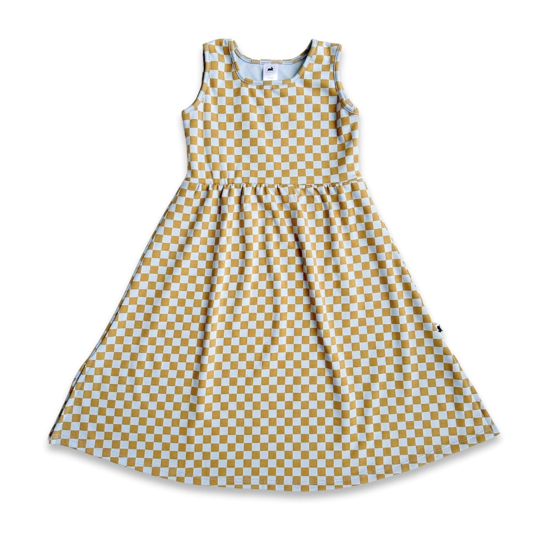 Youth Bamboo Square Neck Midi Dress-5