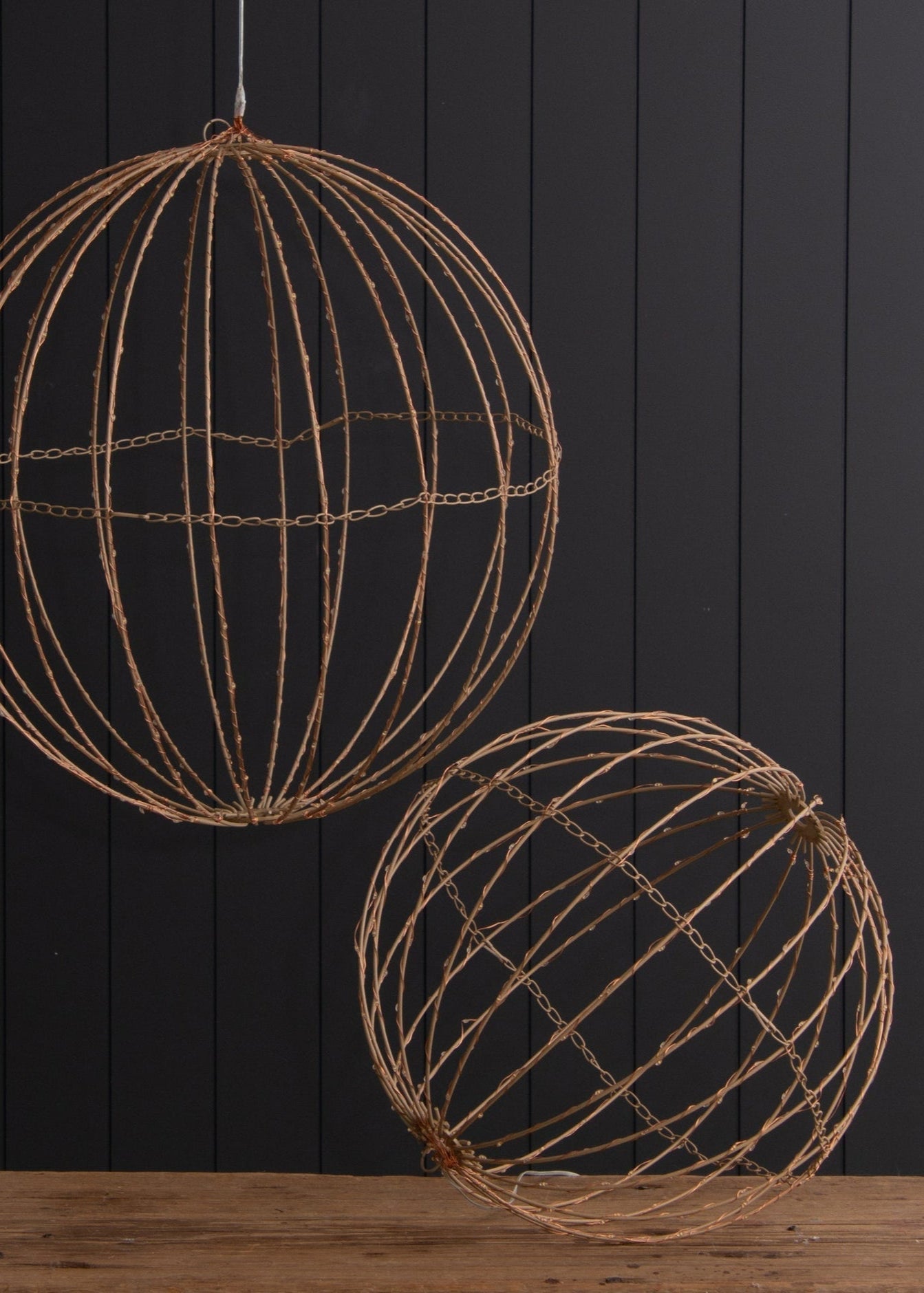 LED Foldable Light Spheres – Set of 2