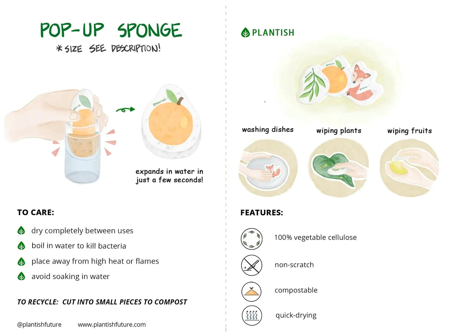 Solid Dish Soap Cake Sponge Bundle (Holiday Exclusive)-3