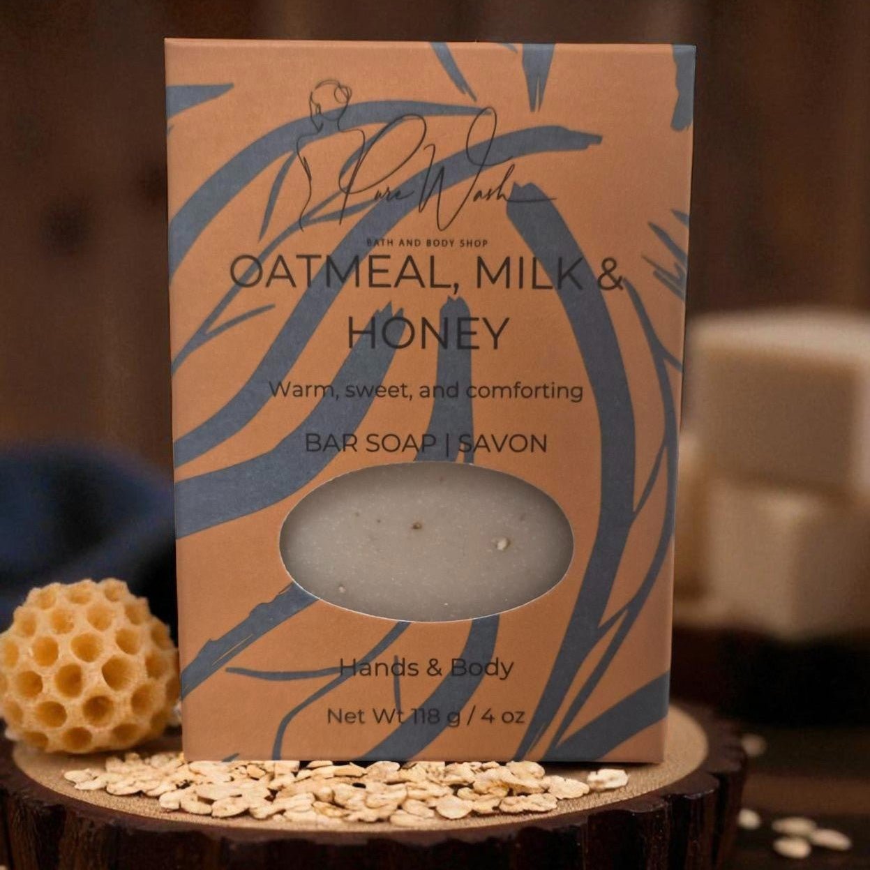 Oatmeal Milk & Honey Soap Bar