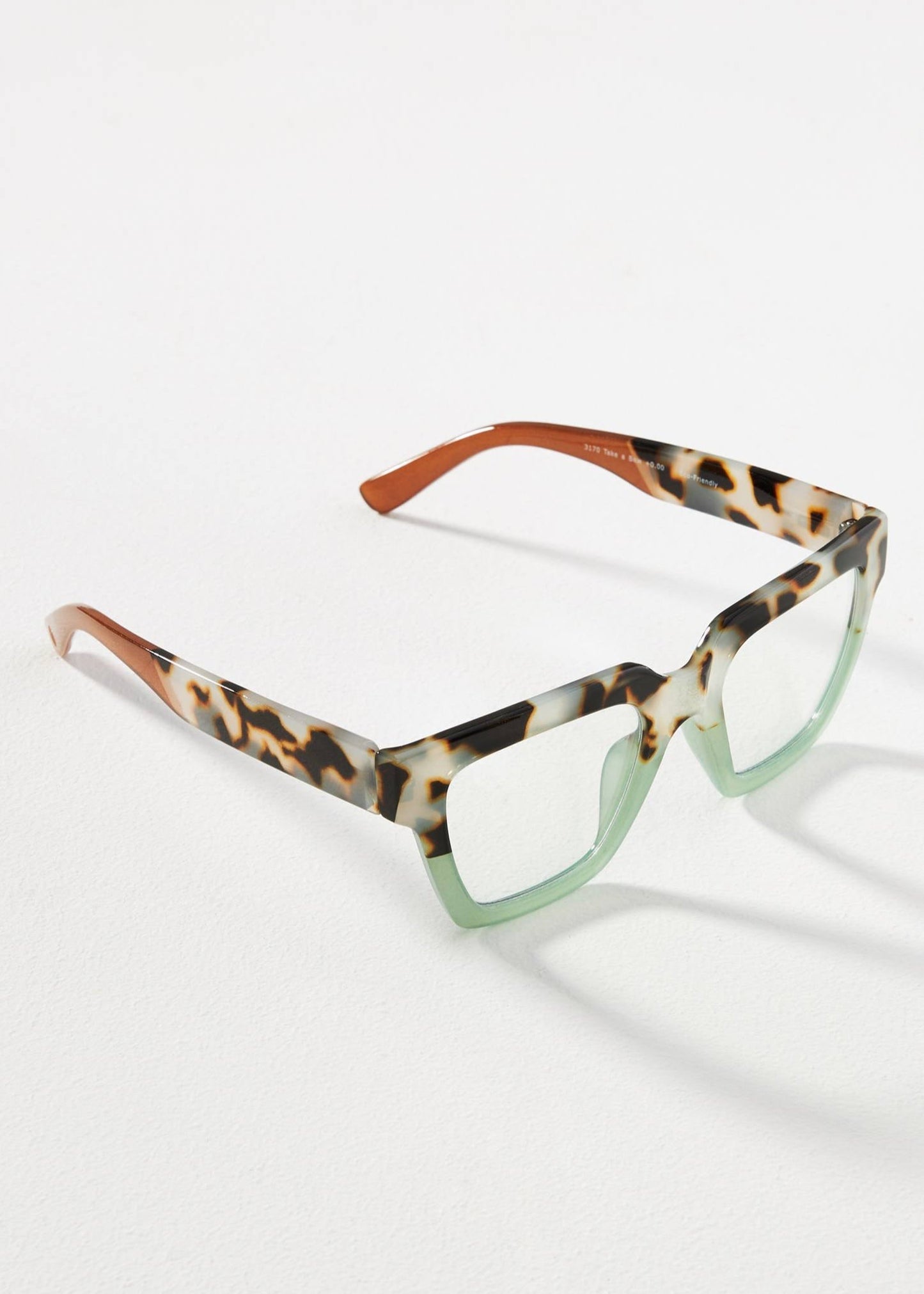 Take a Bow Glasses - Chai Tortoise & Green