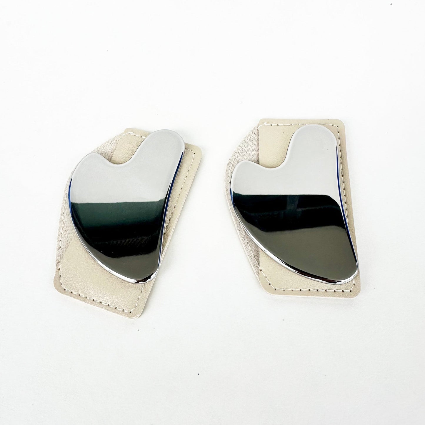 Stainless Steel Gua Sha with Leather Case