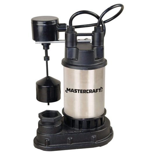 Vertical Submersible Electric Sump Pump 1/2-HP (USED)
