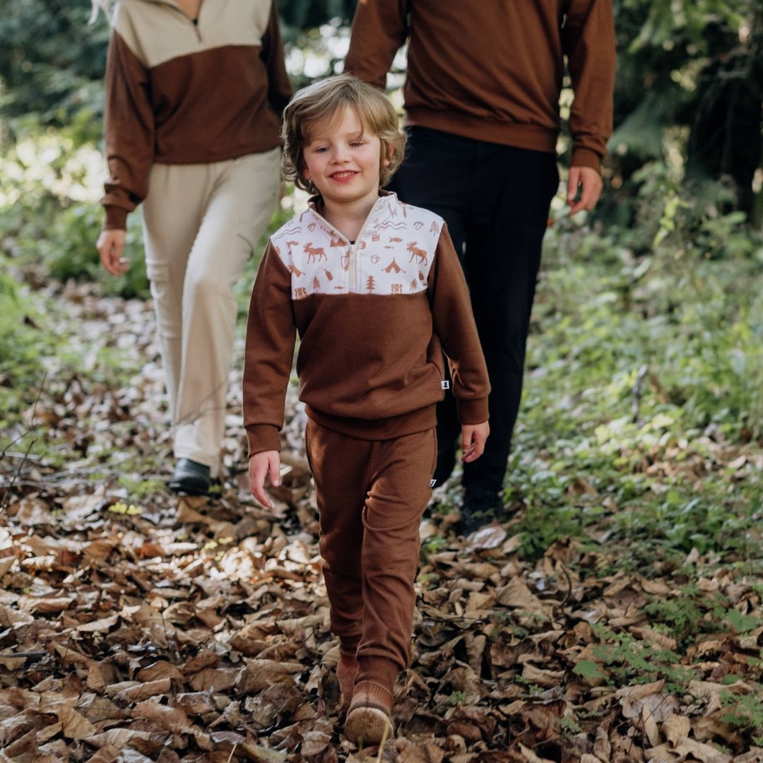 Youth Bamboo Fleece Half Zip-1