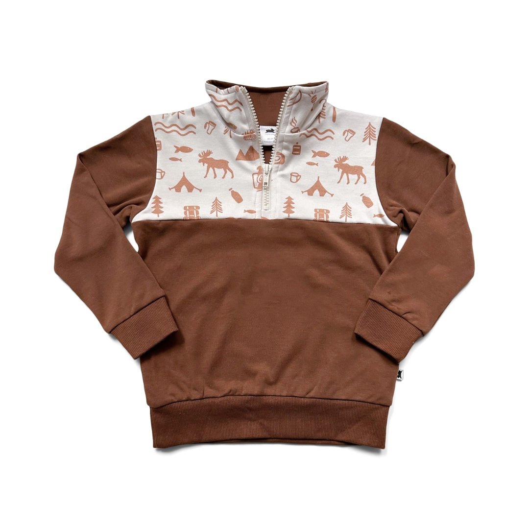 Youth Bamboo Fleece Half Zip-2