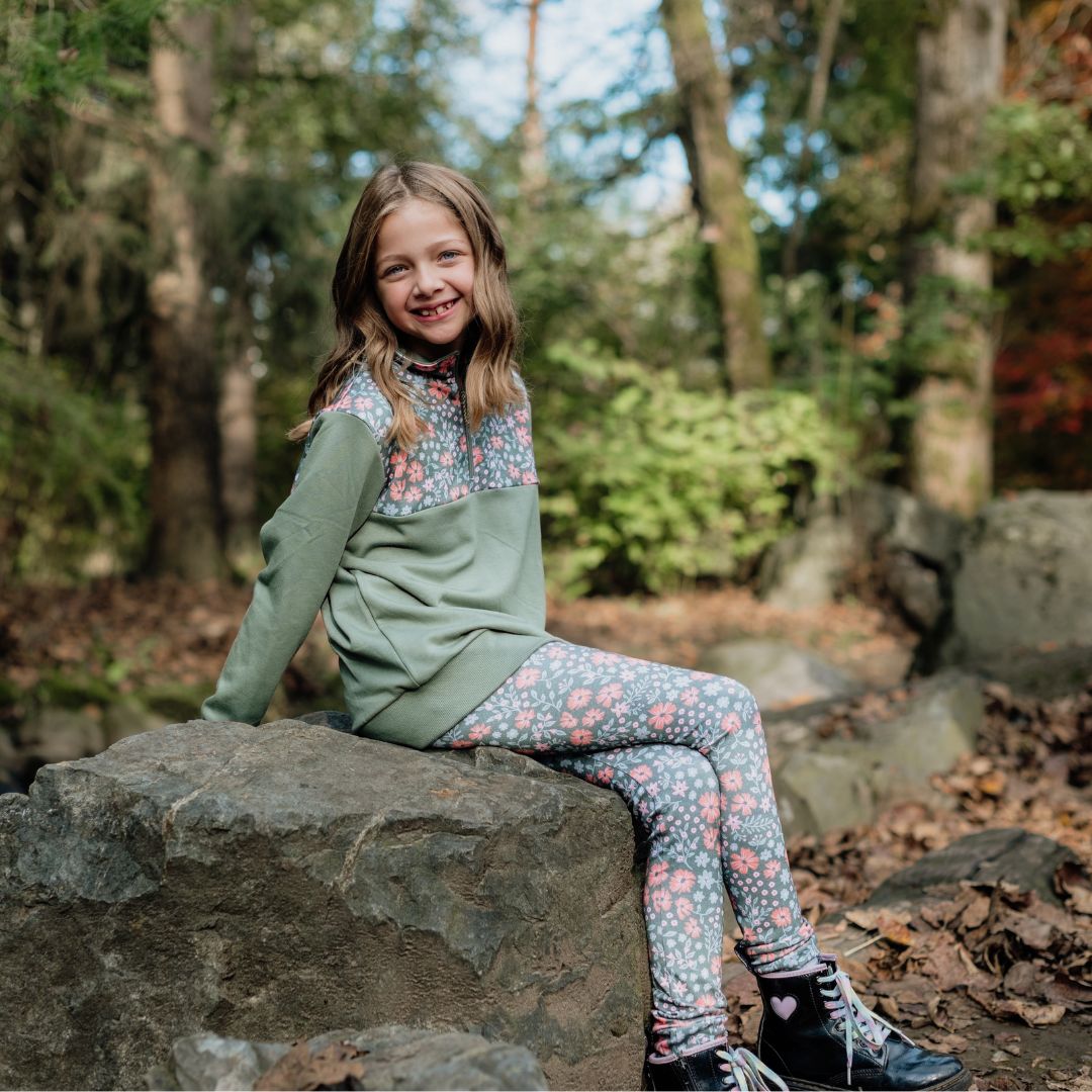 Youth Bamboo Fleece Half Zip-3