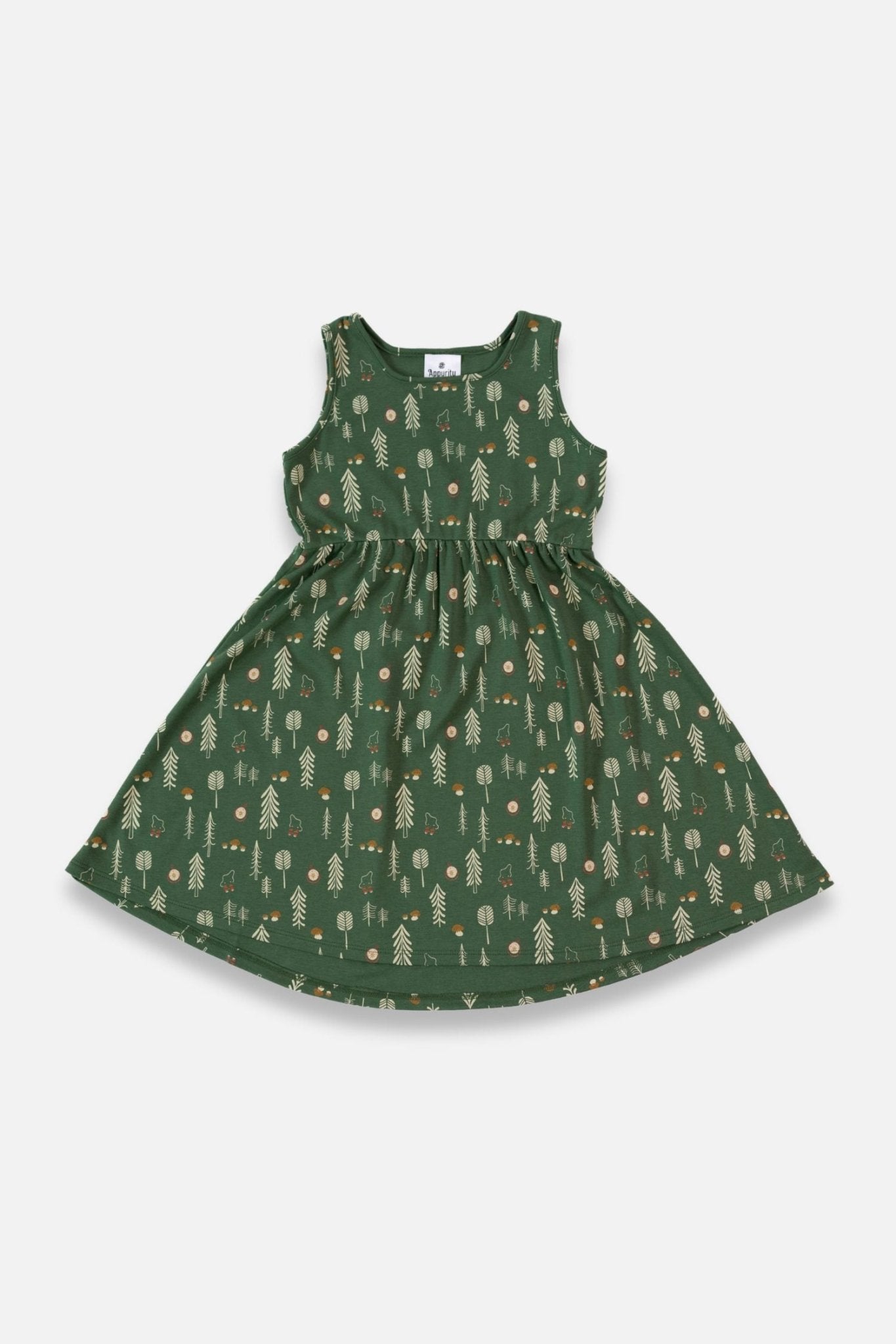 Youth Bamboo Square Neck Tank Dress-6