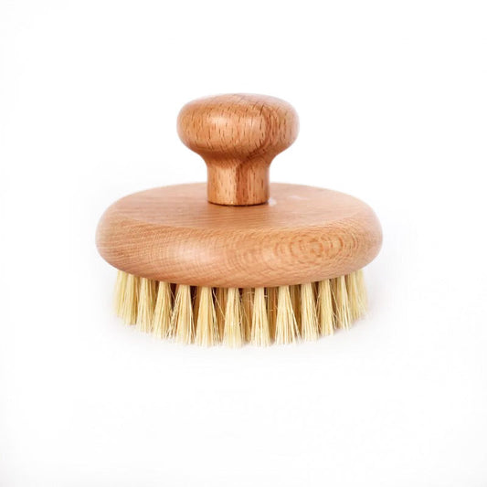 Organic Sisal Dry Body Brush - Eco friendly Natural Zero Waste Round Body Brush - Plastic Free Sustainable Exfoliate-0