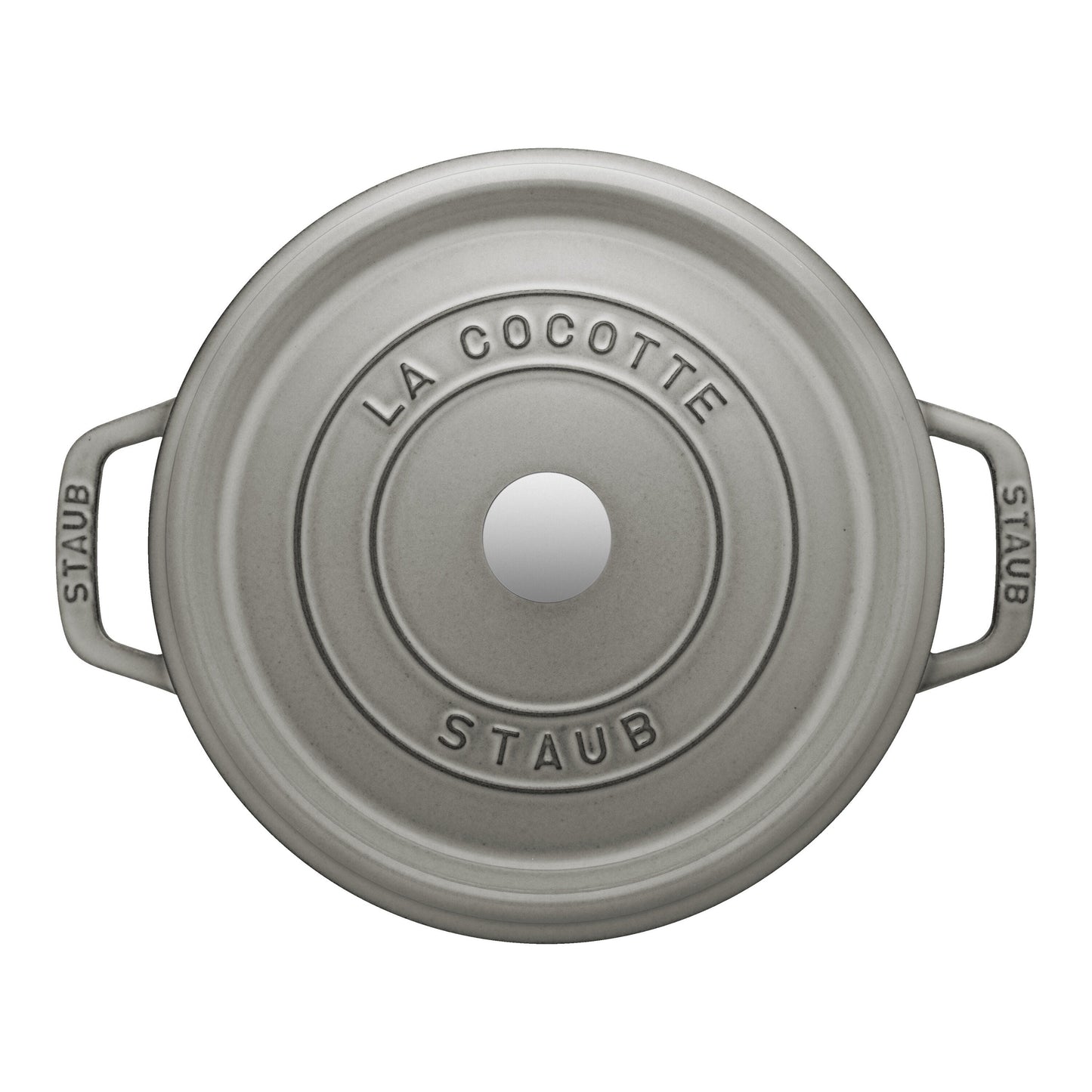 STAUB La Cocotte 3.7 L Cast Iron Round Cocotte, Graphite-Grey-1