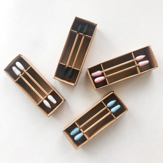 Reusable Bamboo Silicone Q-tips | Zero Waste | Plastic Free | Sustainable Bathroom-0