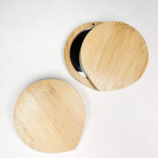Plastic-Free Bamboo Makeup Mirror-0
