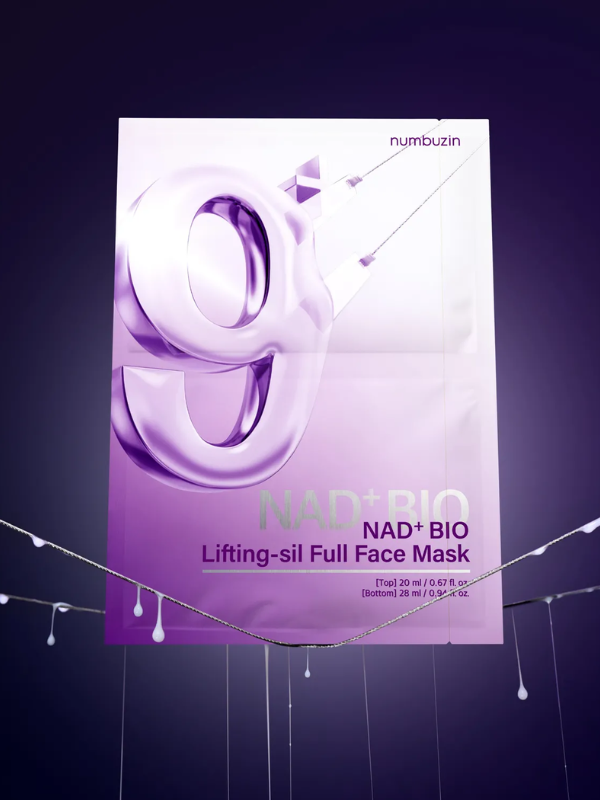 numbuzin No.9 NAD Bio Lifting Full Cover Facial Mask 48ml - 1 PC-0