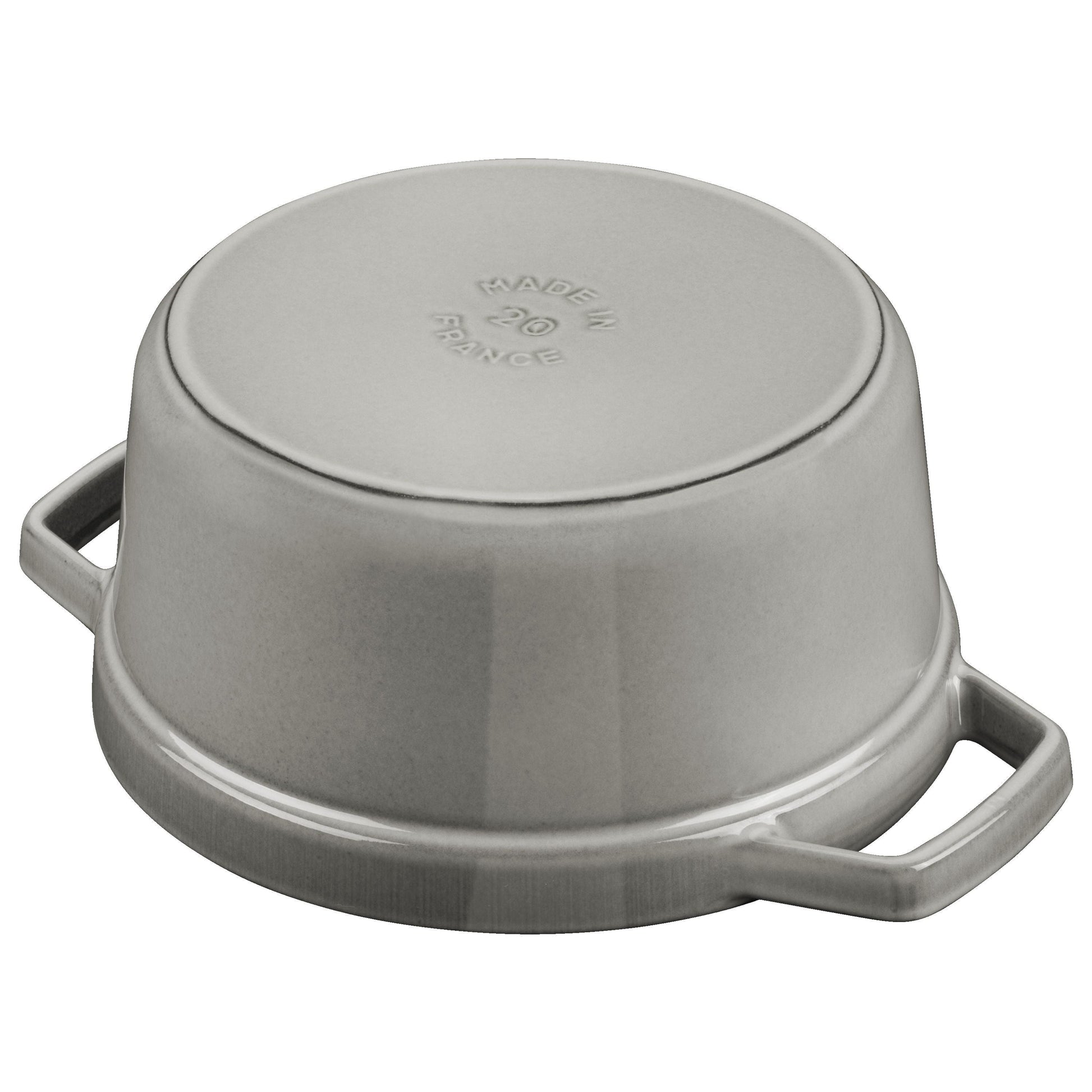 STAUB La Cocotte 5.25 L Cast Iron Round Cocotte, Graphite-Grey-1