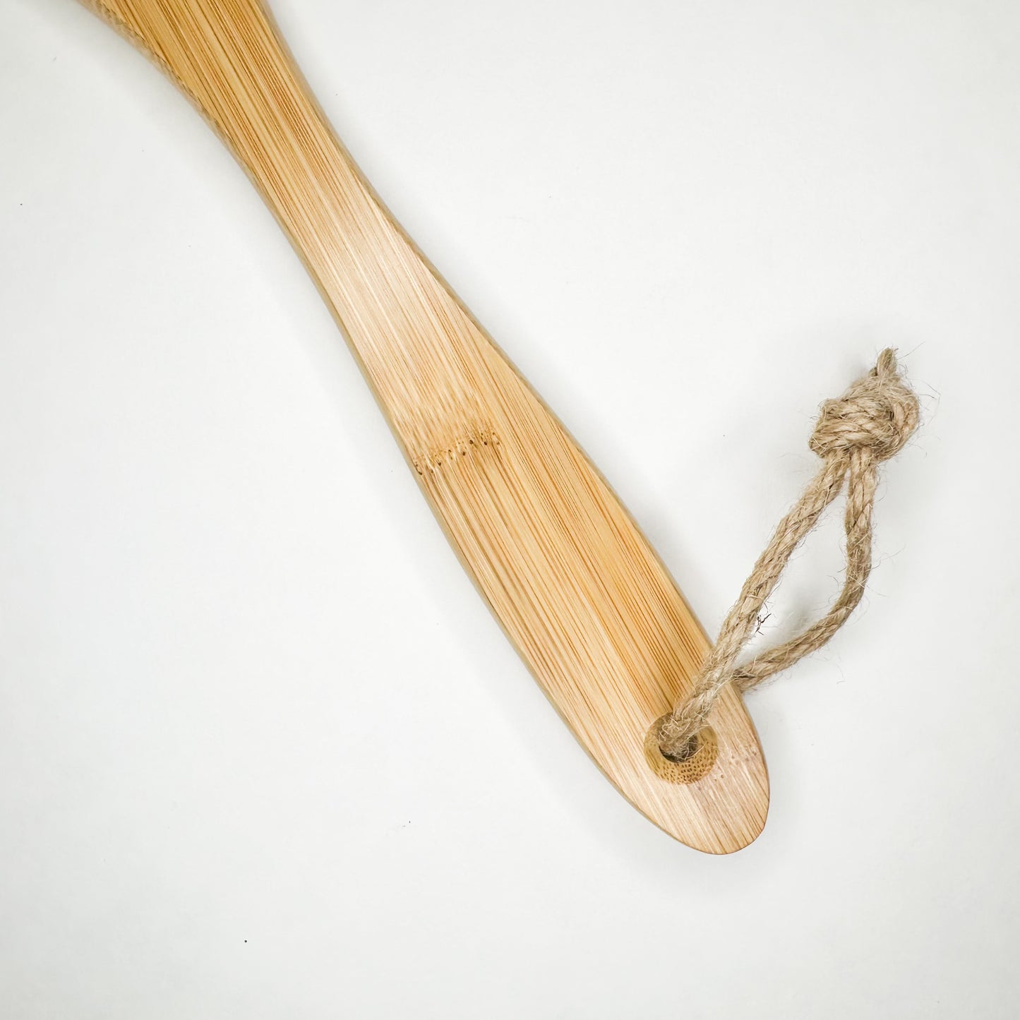 Natural Bamboo Dry Body Brush with Organic Sisal Bristles-1