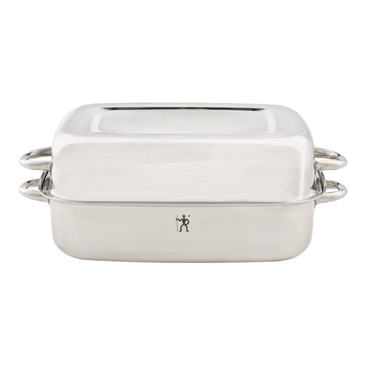 HENCKELS Kitchen Elements  18/10 Stainless Steel Rectangular Roaster, Silver-0