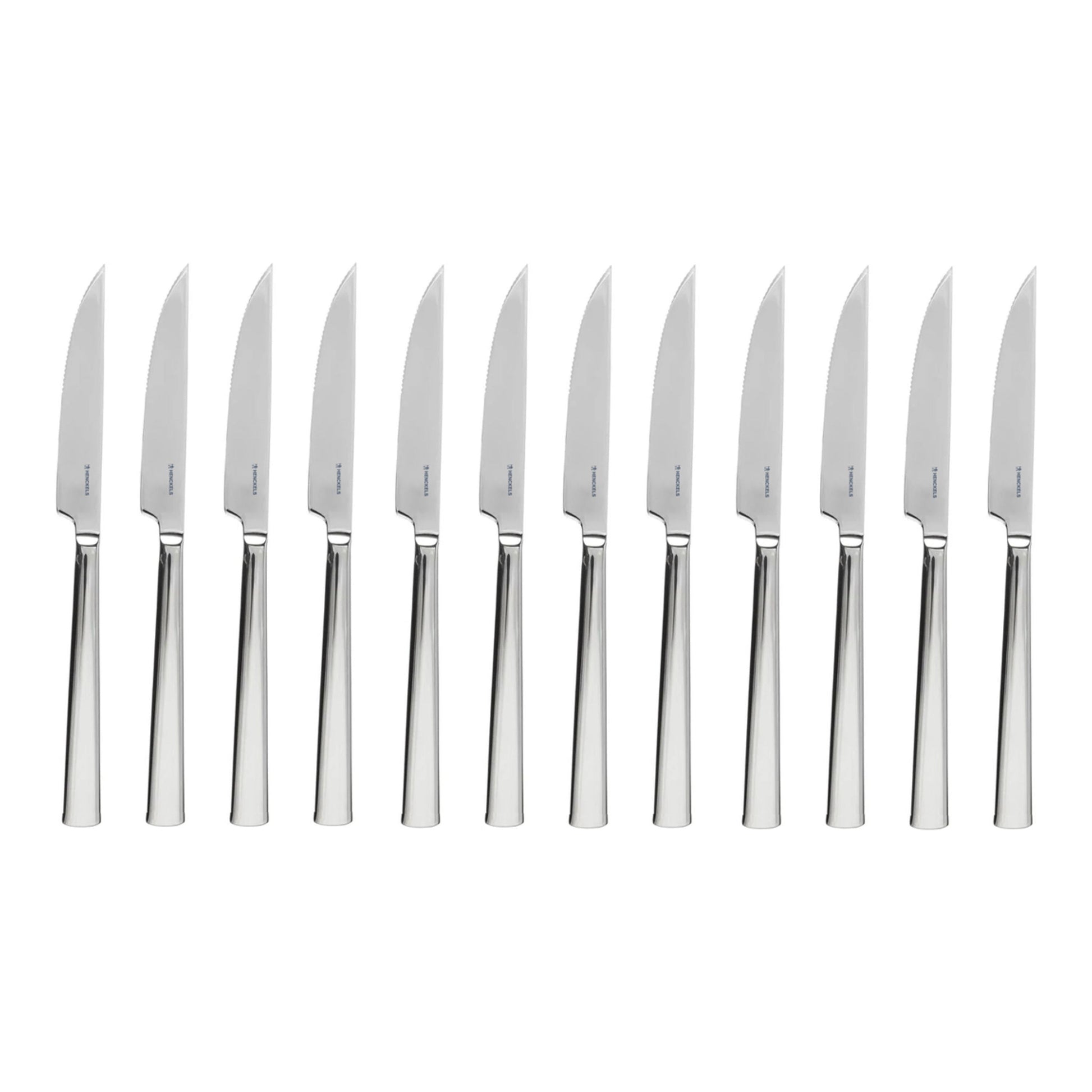 HENCKELS Queensgate Steak Knife Set, 12 Piece, Silver-0
