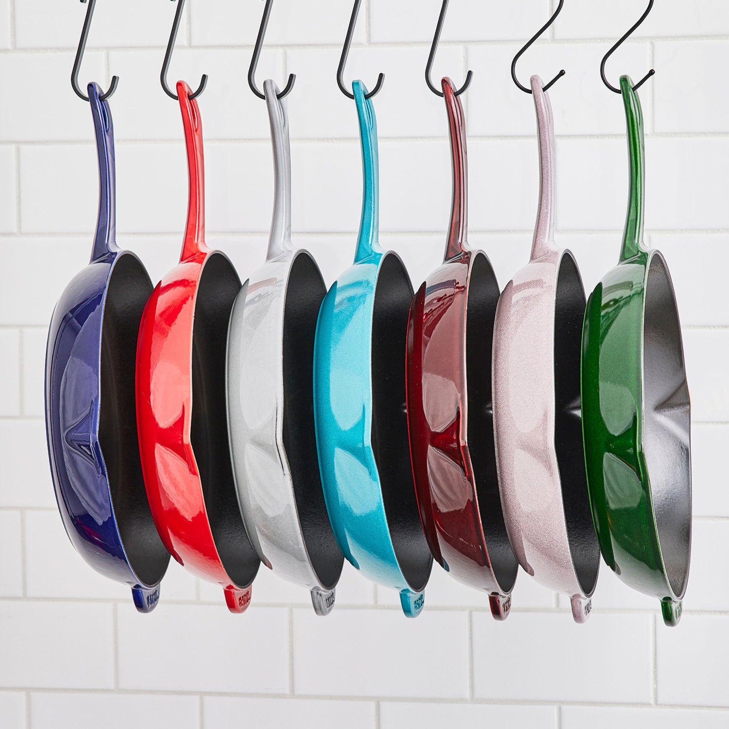 STAUB Pans 30 cm / 12 inch Cast Iron Frying Pan, Dark-Blue-1