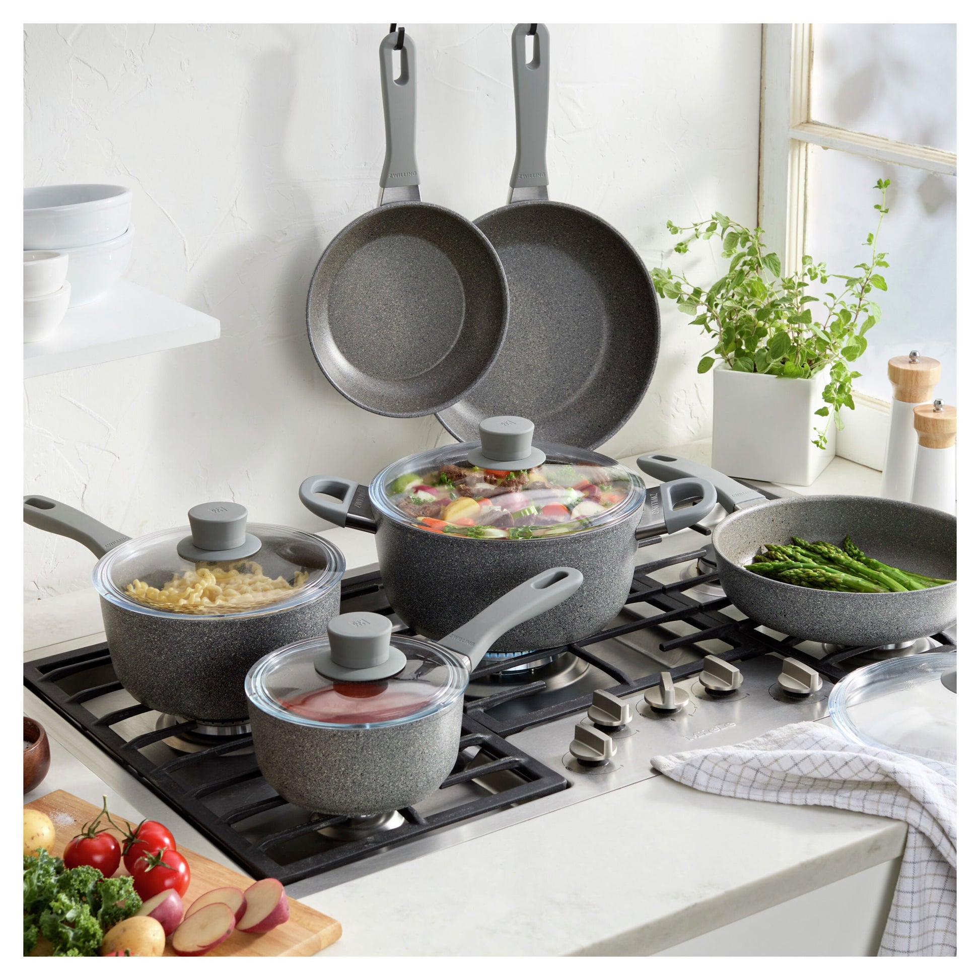 ZWILLING Parma Plus 10 Piece Aluminum Cookware Set-2