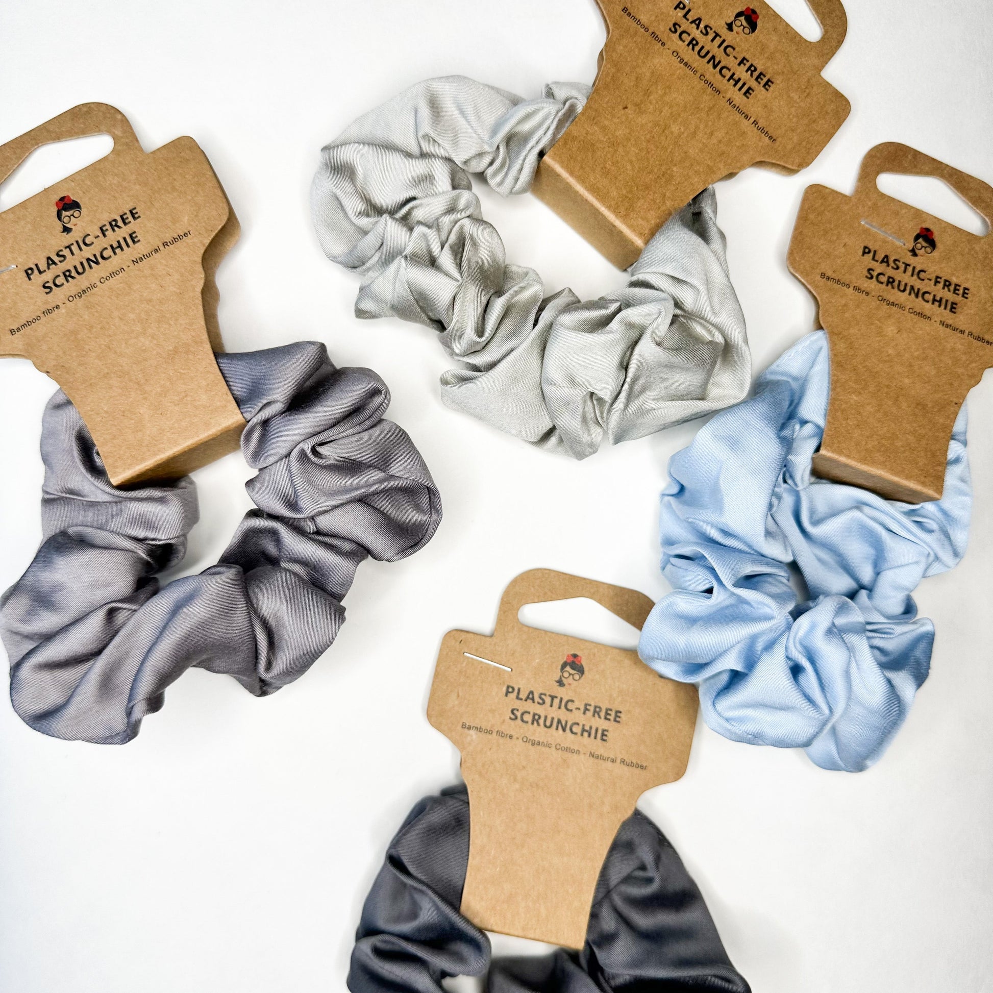 Plastic-Free Biodegradable Bamboo Scrunchies-2