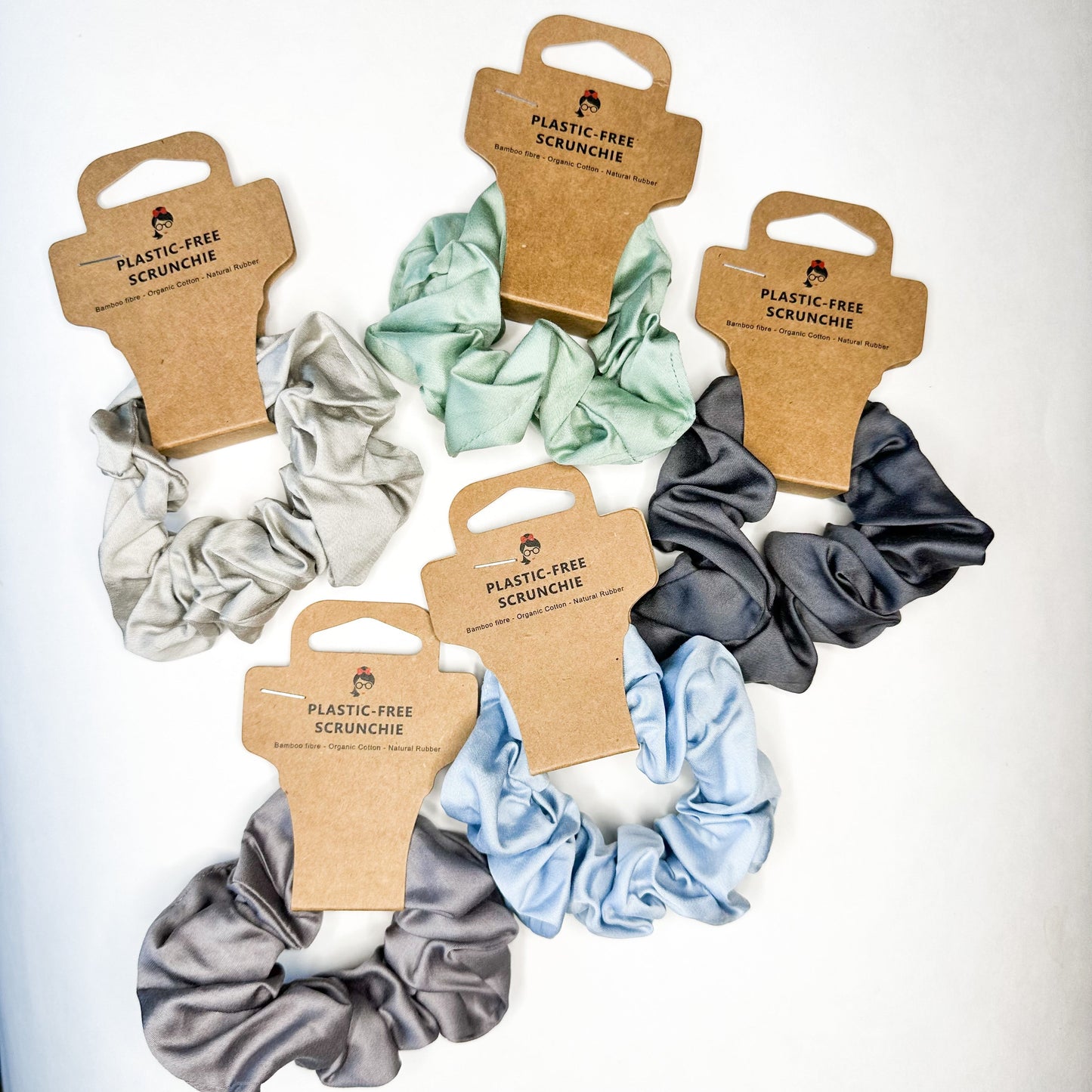 Plastic-Free Biodegradable Bamboo Scrunchies-0