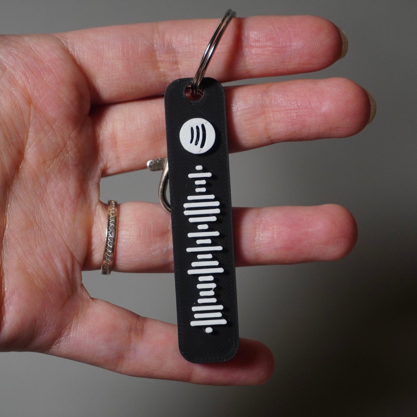 Customize Your Spotify Code bag charm/Keychain – Scan to Play Your Favorite Song