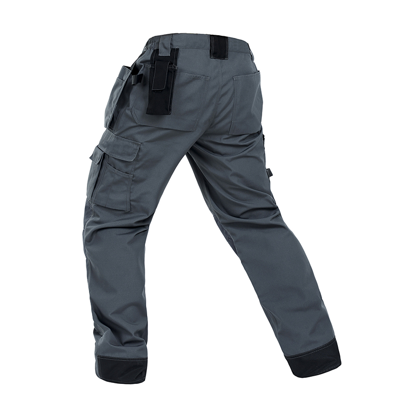 Durable Polyester Cotton Cargo Pants for Work with Knee-Reinforcing Protection,Multi-Pockets, Comfort Fit for Construction Workers[B131]-1