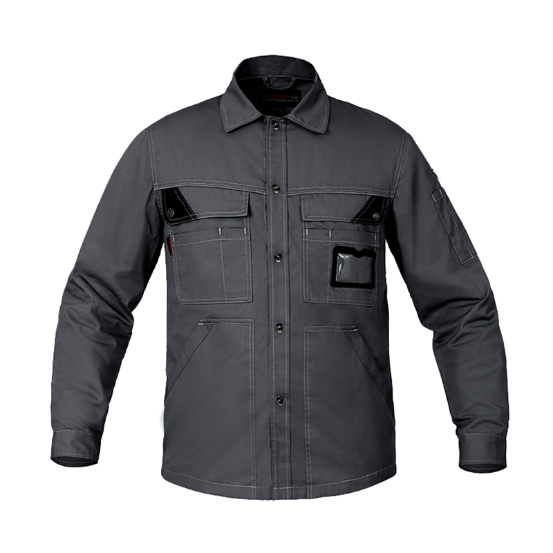 Anti-Static Lightweight Work Shirt – Reflective Trim & Reinforced Pockets [B263]-0