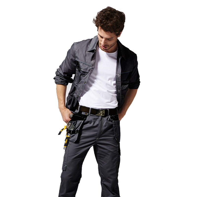 Anti-Static Lightweight Work Shirt – Reflective Trim & Reinforced Pockets [B263]-3