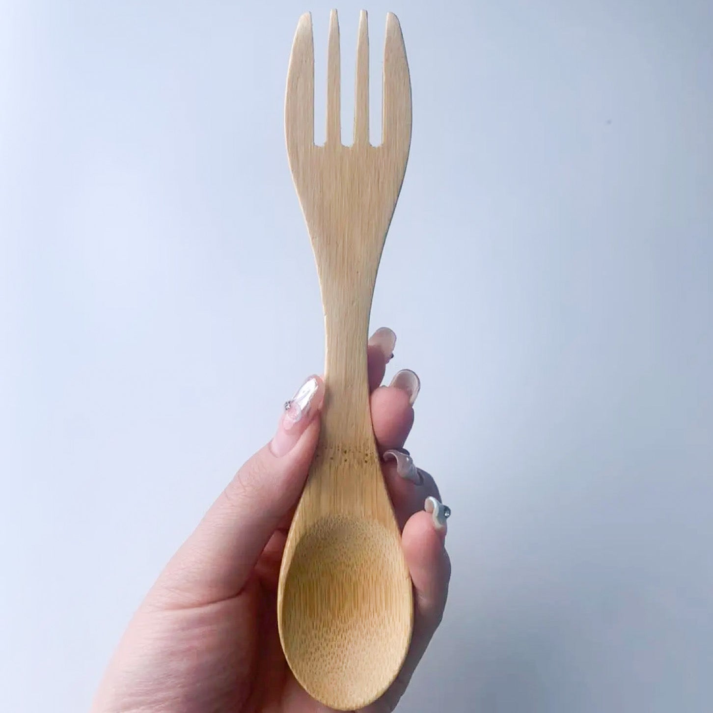 Natural Bamboo Spork – Perfect for Travel and Dining Out-0