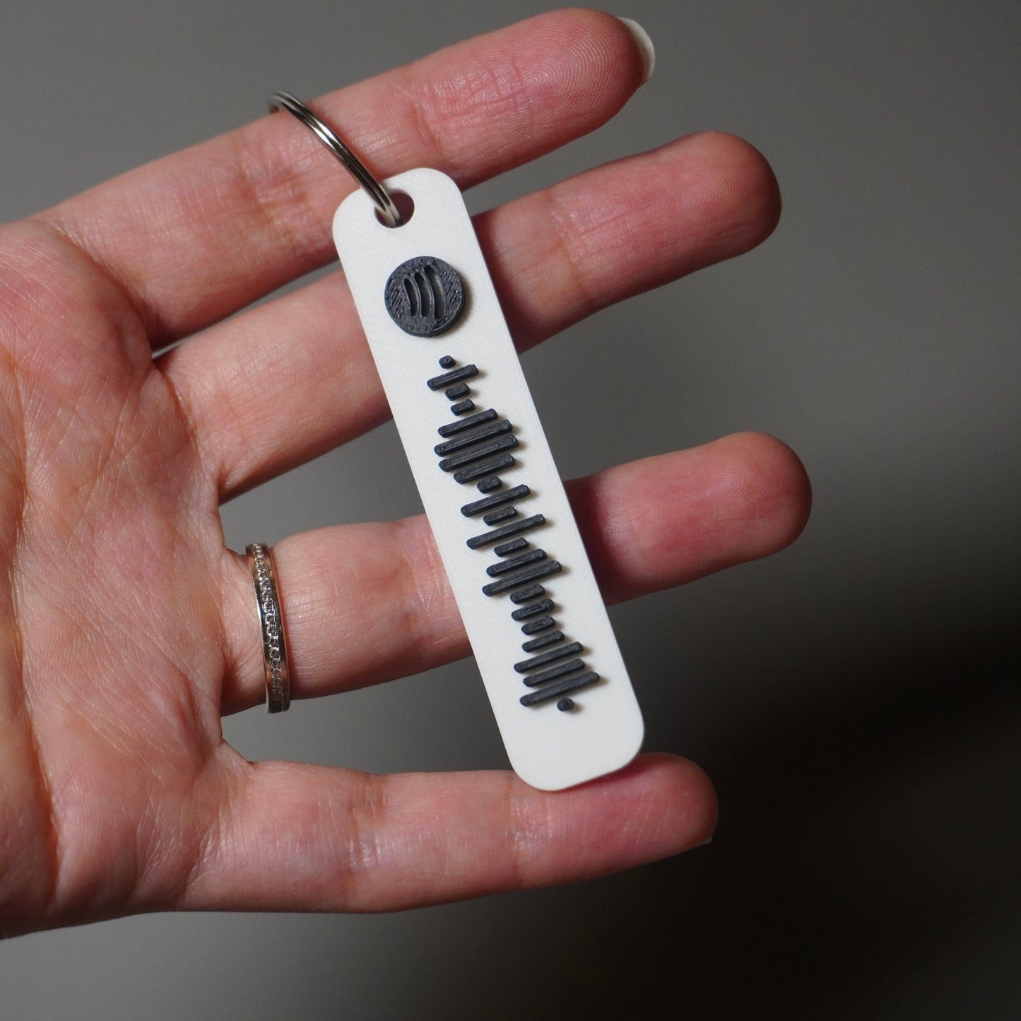 Customize Your Spotify Code bag charm/Keychain – Scan to Play Your Favorite Song