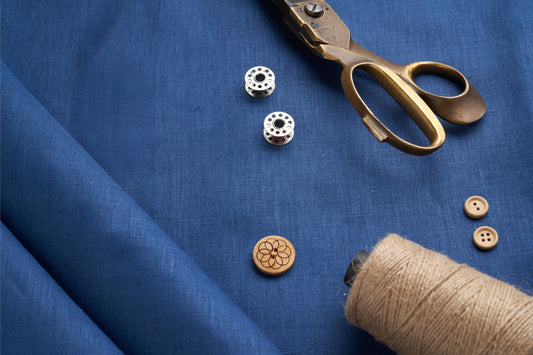 Organic Hemp Fabric - Royal Blue | 170gsm | Soft & Breathable-0