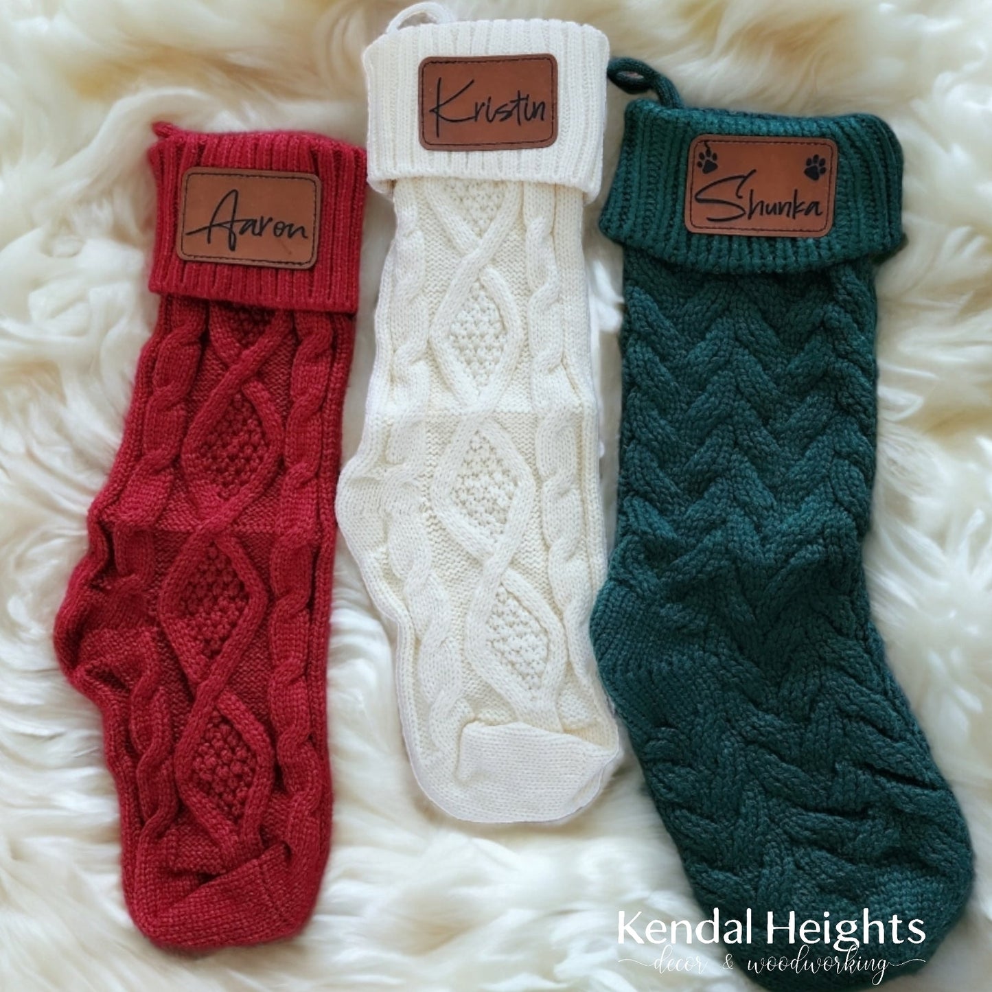 Knit Christmas Stockings-4
