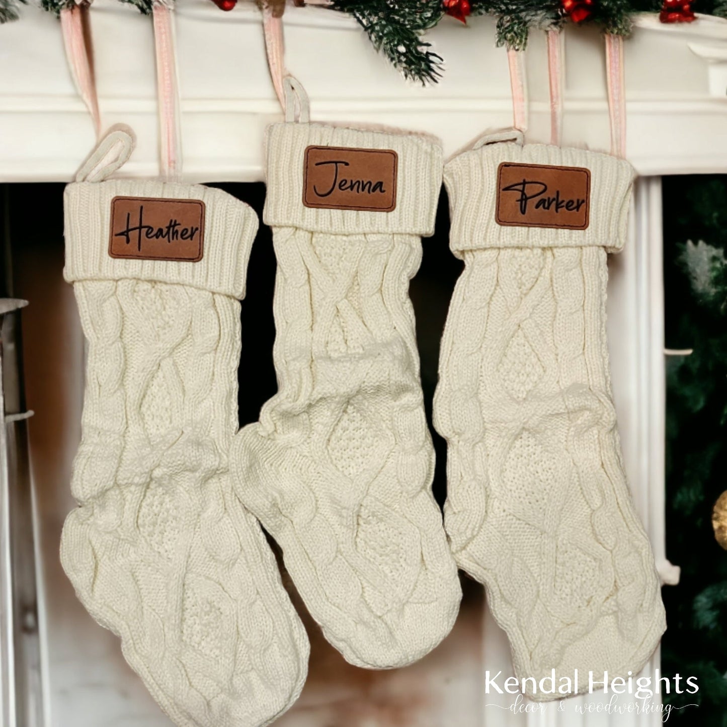 Knit Christmas Stockings-0