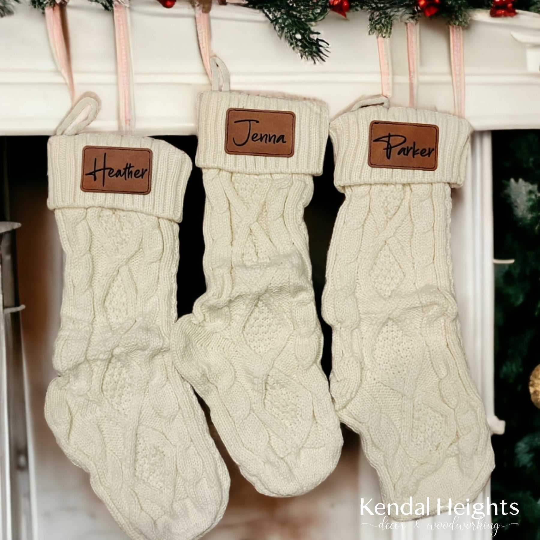 Knit Christmas Stockings-0