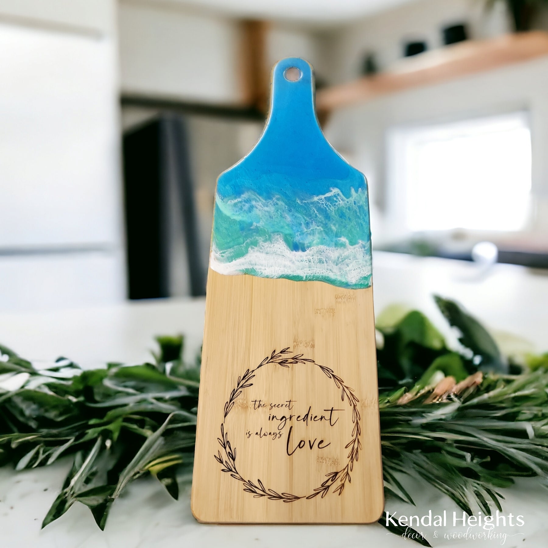 Epoxy Bamboo Cutting Board-0