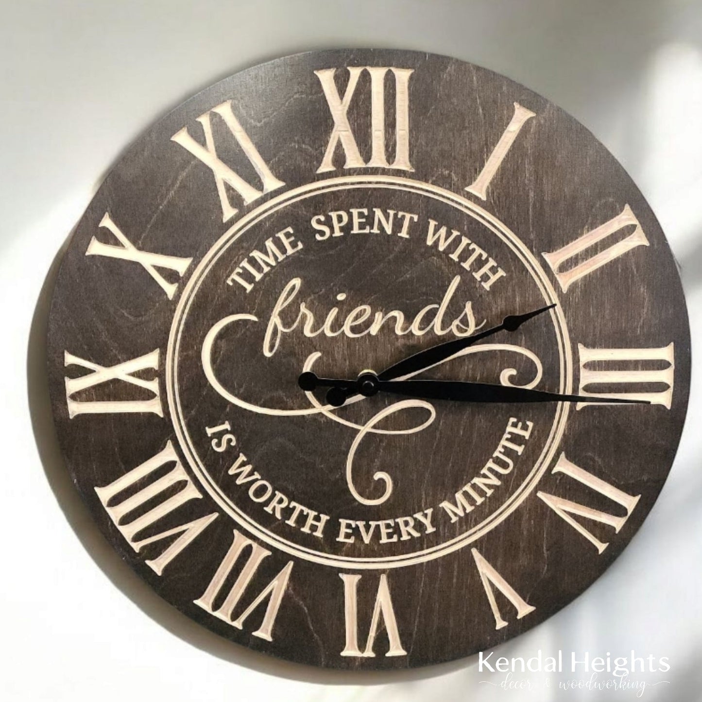 Family Engraved Clock-1
