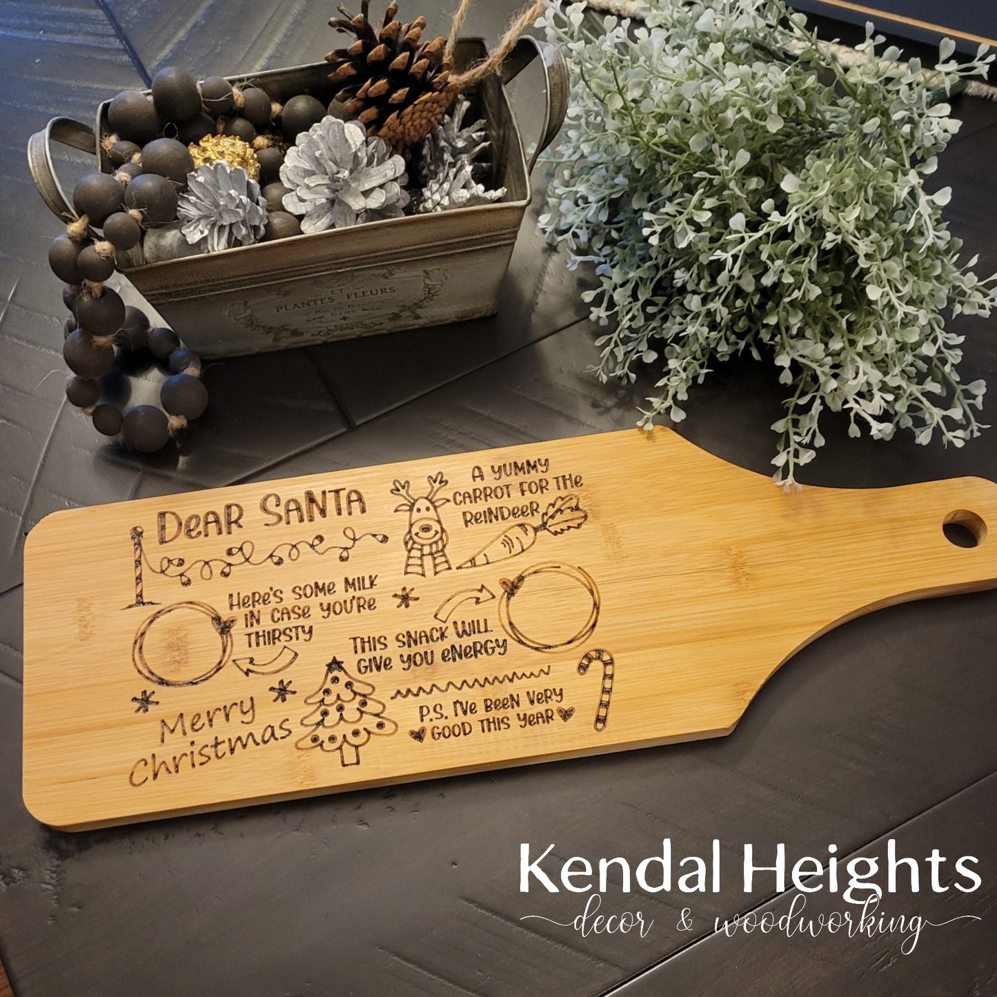 Bamboo Milk & Cookie Tray-2