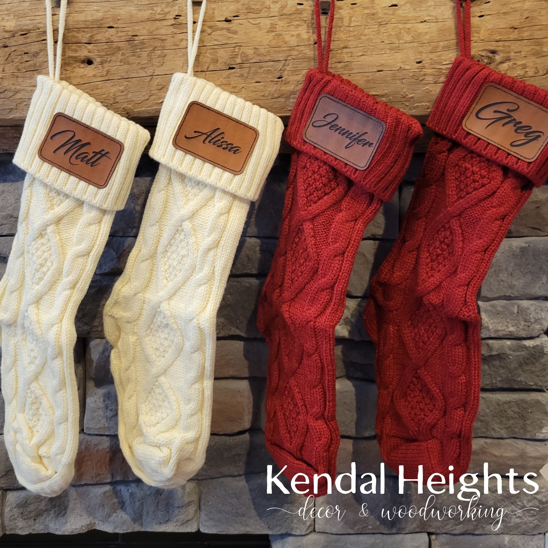 Knit Christmas Stockings-3