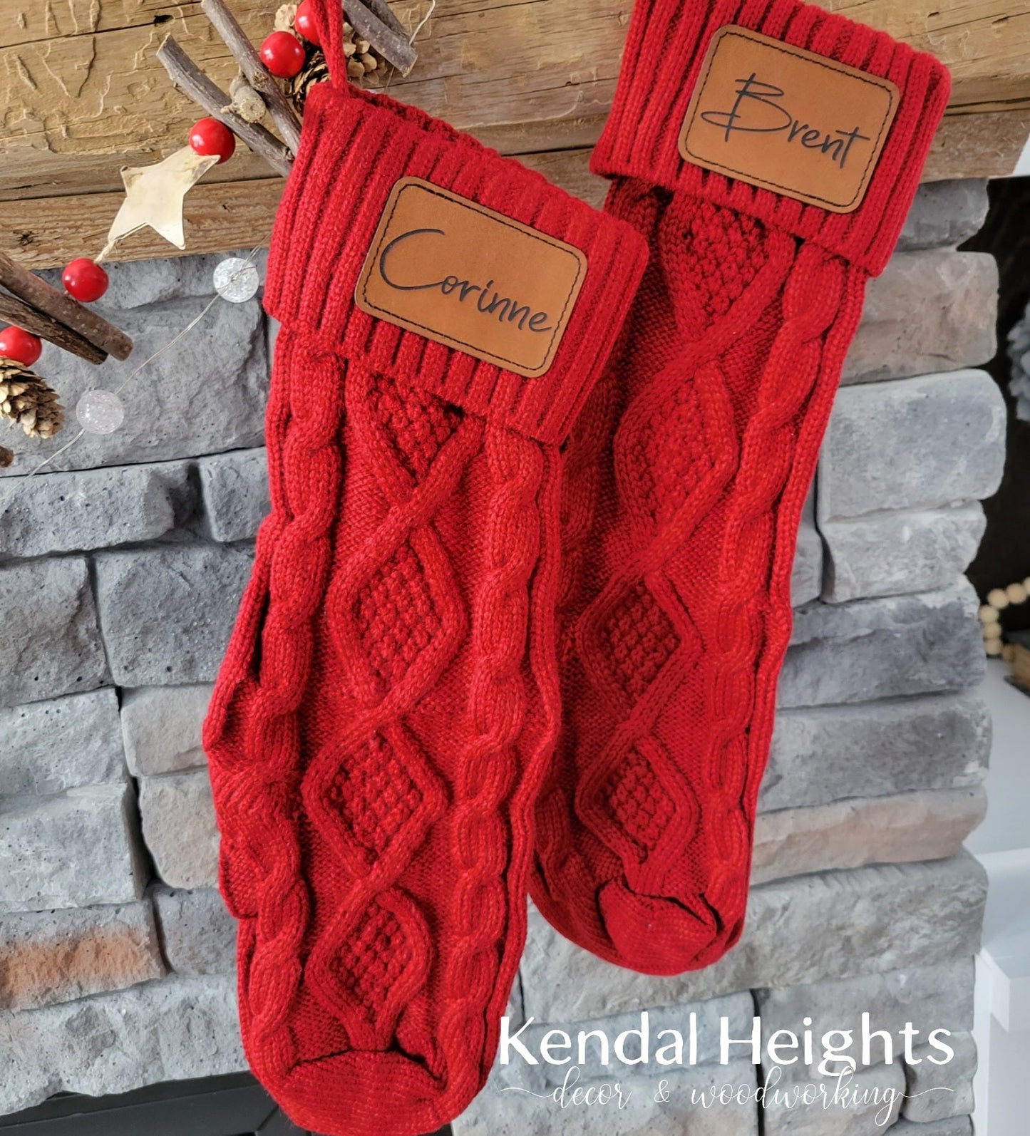 Knit Christmas Stockings-5