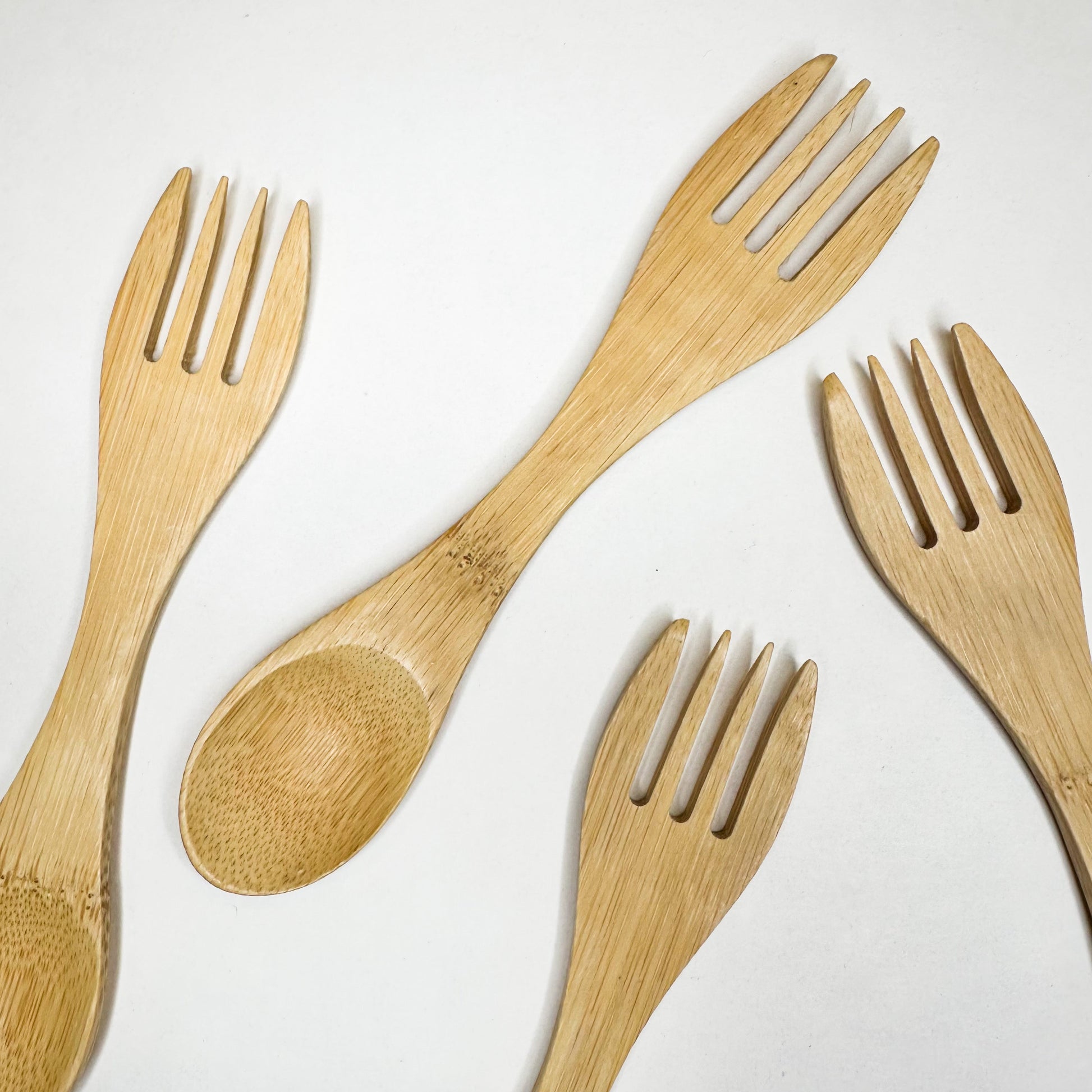 Natural Bamboo Spork – Perfect for Travel and Dining Out-1